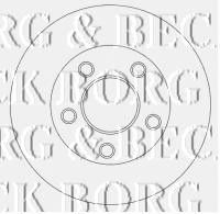 BORG & BECK bbd5772s -  ДИСК ТОРМОЗНОЙ, ПЕРЕДНИЙ (1 ШТ)